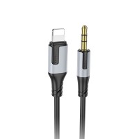  Audio kabelis Borofone BL19 Lightning to 3.5mm black 